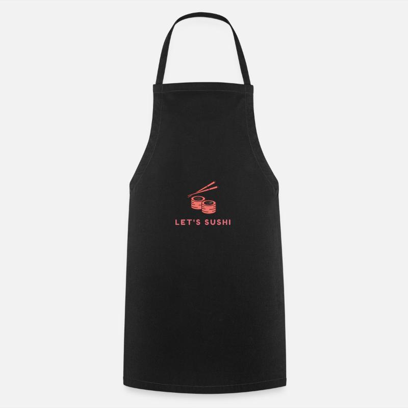 Sushi - Kochschürze - Schwarz
