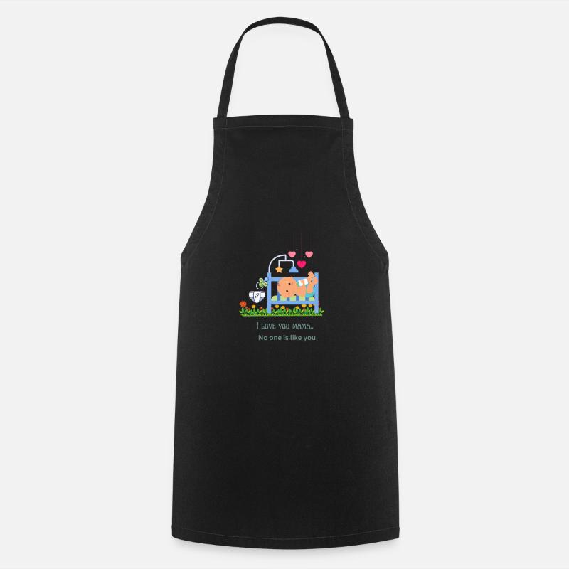 J’aime maman - Tablier de cuisine - noir