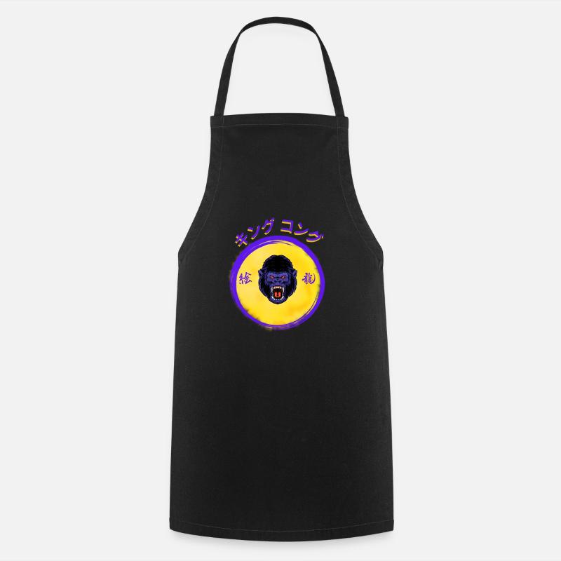 Gorilla_Scream - Cooking Apron - black