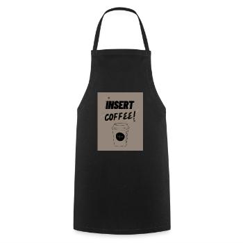Insert Coffee LSHSBB - Kochschürze - Schwarz - Vorne - AI Model Male 185 dark (185cm)
