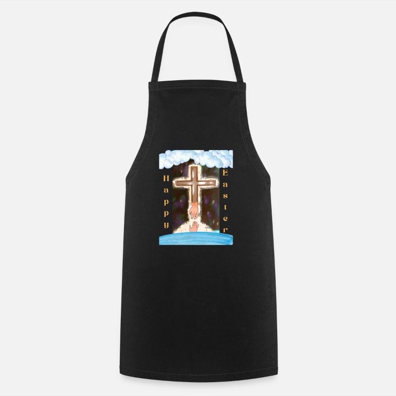 Pâques religieuse - Tablier de cuisine - noir