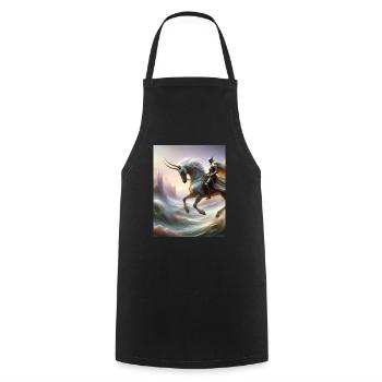 SkyQuest (en anglais seulement) - Tablier de cuisine - noir - Devant - AI Model Male 185 dark (185cm)