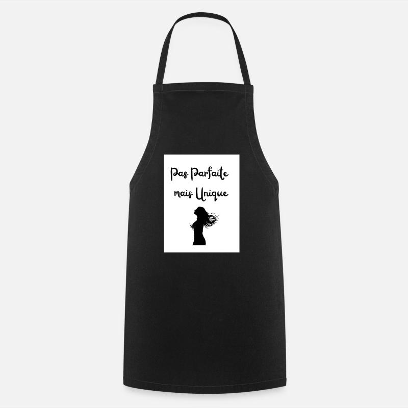 Not Perfect but Unique - Cooking Apron - black