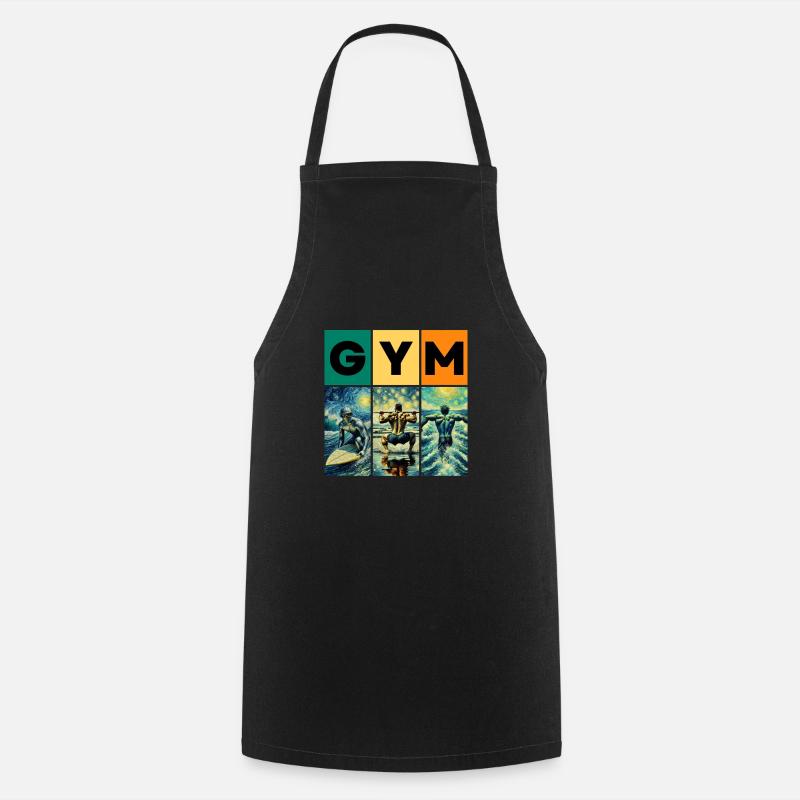 GYM - Cooking Apron - black