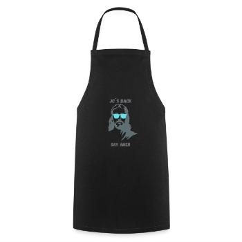 JC S back türkis - Tablier de cuisine - noir - Devant - AI Model Male 185 dark (185cm)