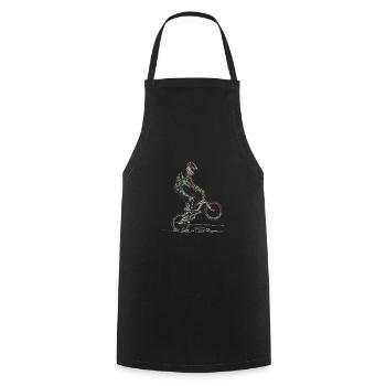 bmx - Kochschürze - Schwarz - Vorne - AI Model Male 185 dark (185cm)