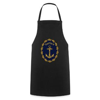 anchor - Cooking Apron - black - Front - AI Model Male 185 dark (185cm)