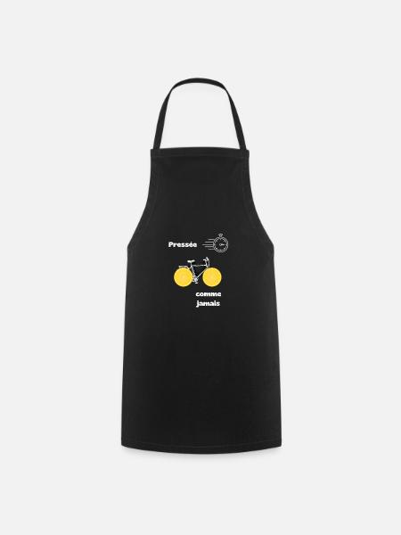 Pressée comme jamais - Tablier de cuisine - noir