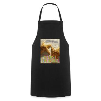 You and Me Against the World - Cooking Apron - black - Front - AI Model Male 185 dark (185cm)
