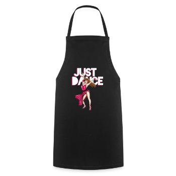 Latin Sexy Dancer ballroom sport dance - Cooking Apron - black - Front - AI Model Male 185 dark (185cm)