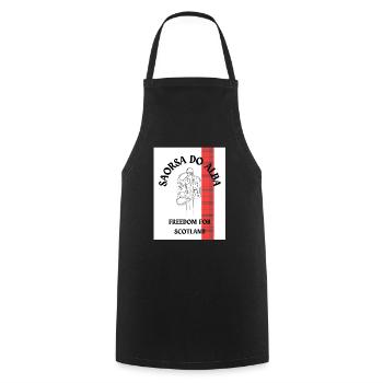 Freedom for Scotland - Cooking Apron - black - Front - AI Model Male 185 dark (185cm)