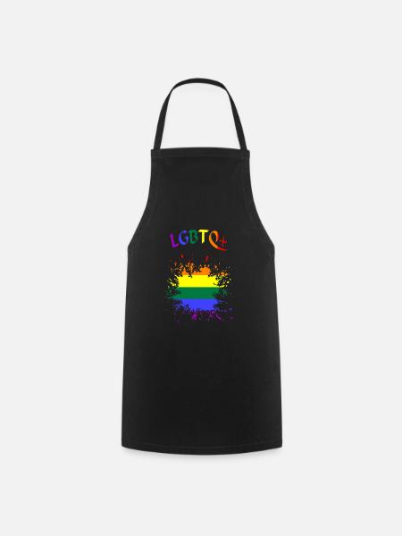 LGBTQ lgbtq - Kochschürze - Schwarz