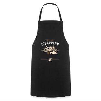 Gear And Disappear - Motorcycle - Cooking Apron - black - Front - AI Model Male 185 dark (185cm)