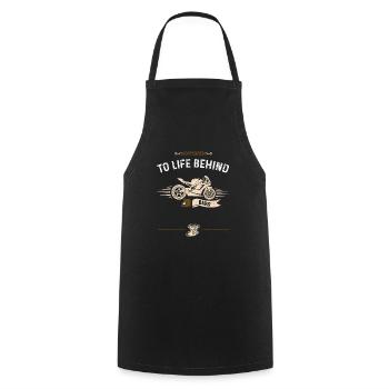 Sentenced To Life Behind Bars - Cooking Apron - black - Front - AI Model Male 185 dark (185cm)