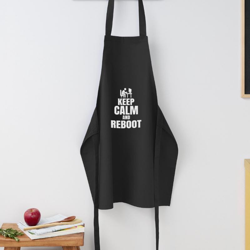 Admin Say Keep Calm Sys admin programmer Cooking Apron