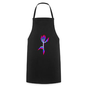 Dancer Dancer - Cooking Apron - black - Front - AI Model Male 185 dark (185cm)