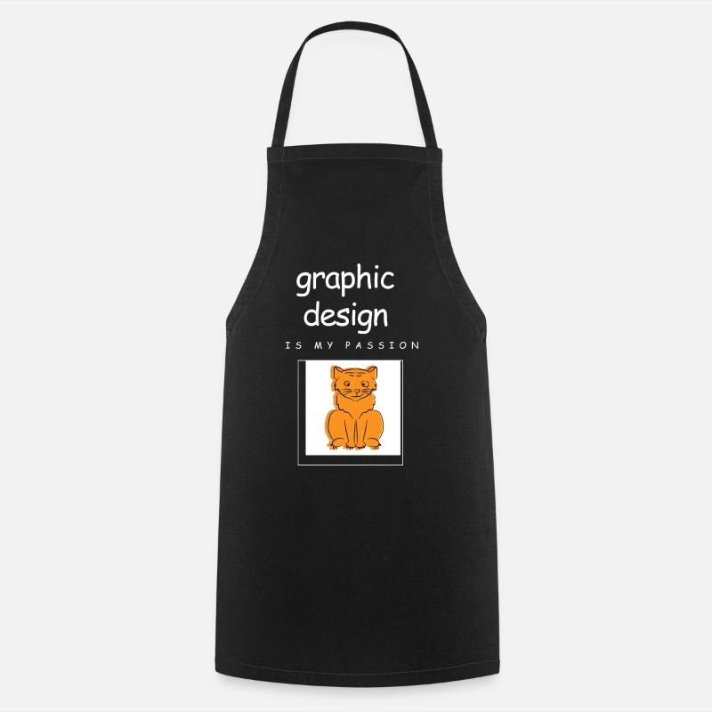 Designer Graphic Designer Graphic Designer Artist - Cooking Apron - black