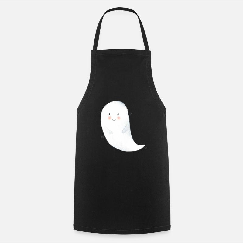 Little Ghost - Cooking Apron - black
