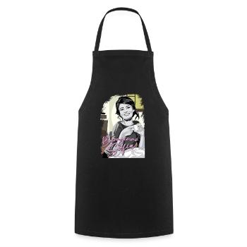 Buongiorno Sofia - Cooking Apron - black - Front - AI Model Male 185 dark (185cm)