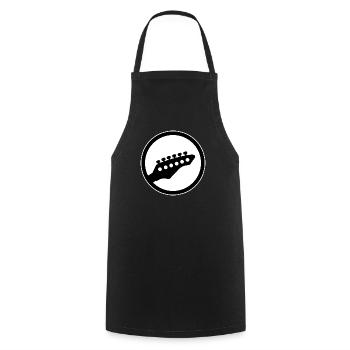 Guitarist Music Guitar Rocks - Cooking Apron - black - Front - AI Model Male 185 dark (185cm)