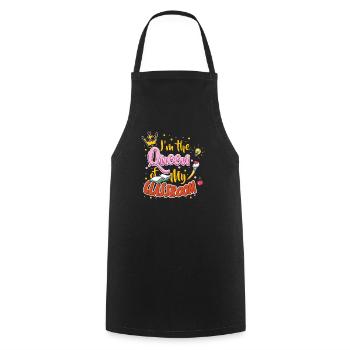 Teacher Teacher's Day Classroom Queen Teacher's - Cooking Apron - black - Front - AI Model Male 185 dark (185cm)