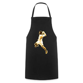 Handball Handballer - Design - Cooking Apron - black - Front - AI Model Male 185 dark (185cm)