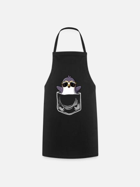 Pingouin Poche poitrine lunettes de soleil Pocket - Tablier de cuisine - noir