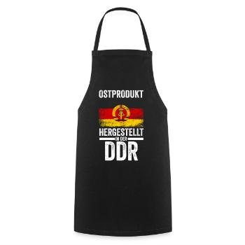 Ostdeutschland Ossi Deutschland DDR - Kochschürze - Schwarz - Vorne - AI Model Male 185 dark (185cm)