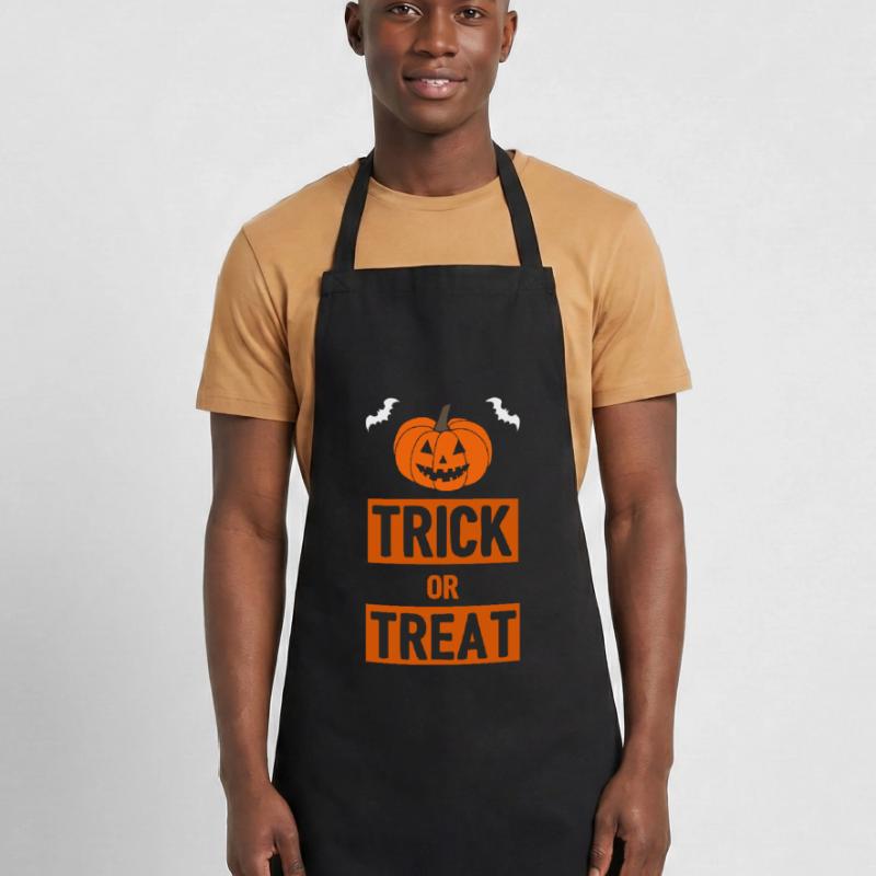 Süßigkeiten oder ein Zauberspruch - Halloween Kochschürze