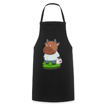 Bull Doctor First Aid Kit - Cooking Apron - black - Front - AI Model Male 185 dark (185cm)
