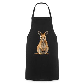 Wallabys Wallaby - Kochschürze - Schwarz - Vorne - AI Model Male 185 dark (185cm)