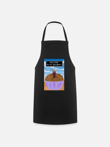 Welcome to the Dessert - Cooking Apron - black