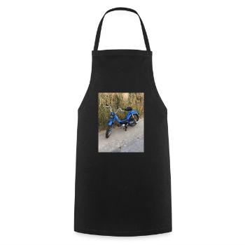 IMG 9198 - Cooking Apron - black - Front - AI Model Male 185 dark (185cm)
