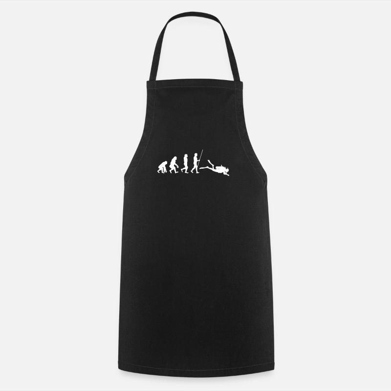 Évolution du plongeur - Tablier de cuisine - noir