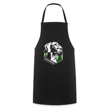 German Shorthair Hunting Dogs Portait Dog Wilsigns - Cooking Apron - black - Front - AI Model Male 185 dark (185cm)