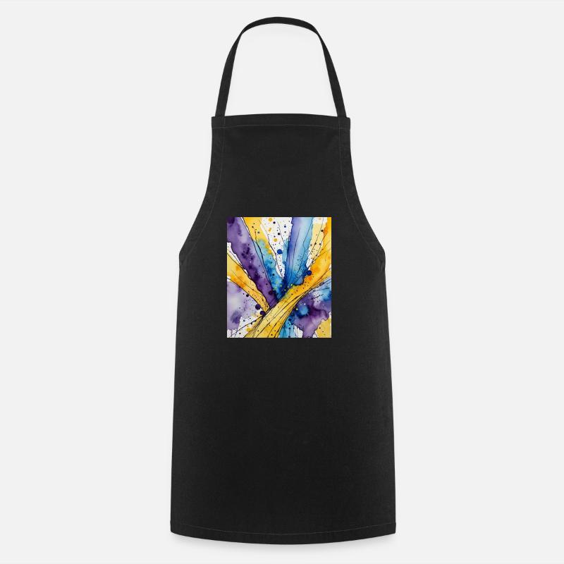 Arc-en-ciel 🌈 - Tablier de cuisine - noir