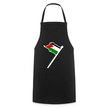 Free palestine - Kochschürze - Schwarz - Vorne - AI Model Male 185 dark (185cm)