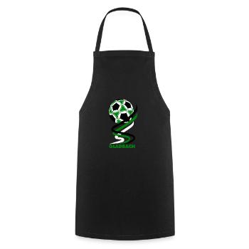 Fußball - Gladbach - Kochschürze - Schwarz - Vorne - AI Model Male 185 dark (185cm)