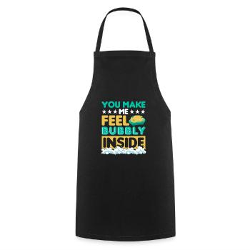 Making soap - Cooking Apron - black - Front - AI Model Male 185 dark (185cm)
