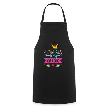 Oui Jour - Tablier de cuisine - noir - Devant - AI Model Male 185 dark (185cm)