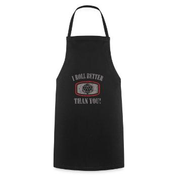 Jeu de rôle - Tablier de cuisine - noir - Devant - AI Model Male 185 dark (185cm)