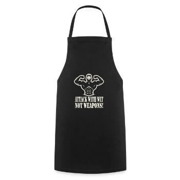 Jeu de rôle - Tablier de cuisine - noir - Devant - AI Model Male 185 dark (185cm)