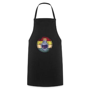 Fermentation - Kochschürze - Schwarz - Vorne - AI Model Male 185 dark (185cm)