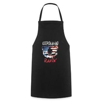 Festival - Cooking Apron - black - Front - AI Model Male 185 dark (185cm)