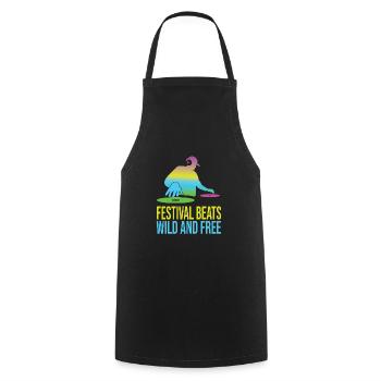 Festival - Cooking Apron - black - Front - AI Model Male 185 dark (185cm)