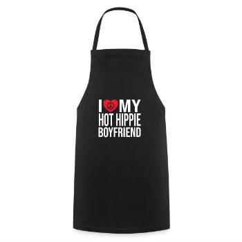 Hippy - Cooking Apron - black - Front - AI Model Male 185 dark (185cm)