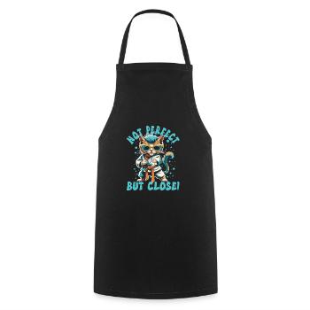 Martial Arts Kids - Cooking Apron - black - Front - AI Model Male 185 dark (185cm)