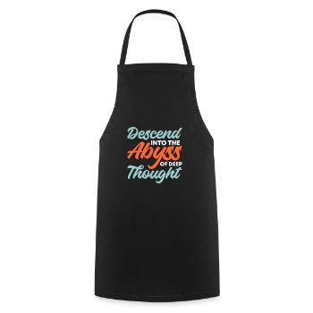 Philosophie - Tablier de cuisine - noir - Devant - AI Model Male 185 dark (185cm)