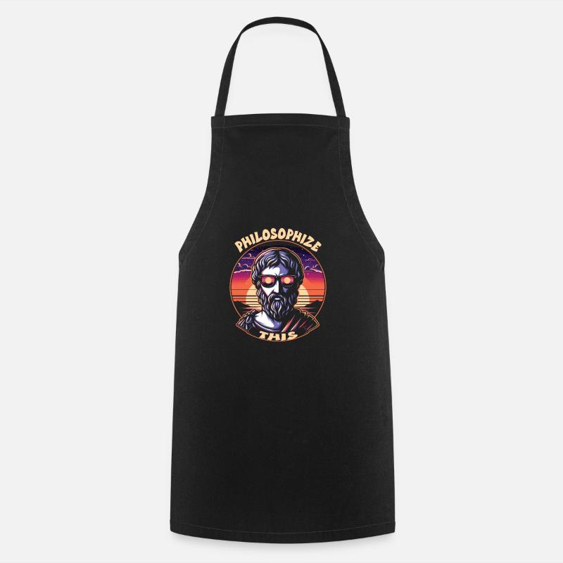 Philosophy - Cooking Apron - black