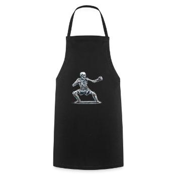 Muay Thaï - Tablier de cuisine - noir - Devant - AI Model Male 185 dark (185cm)